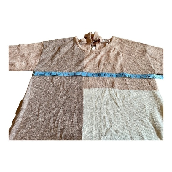 BY the river color block pull over sweater - Picture 12 of 15